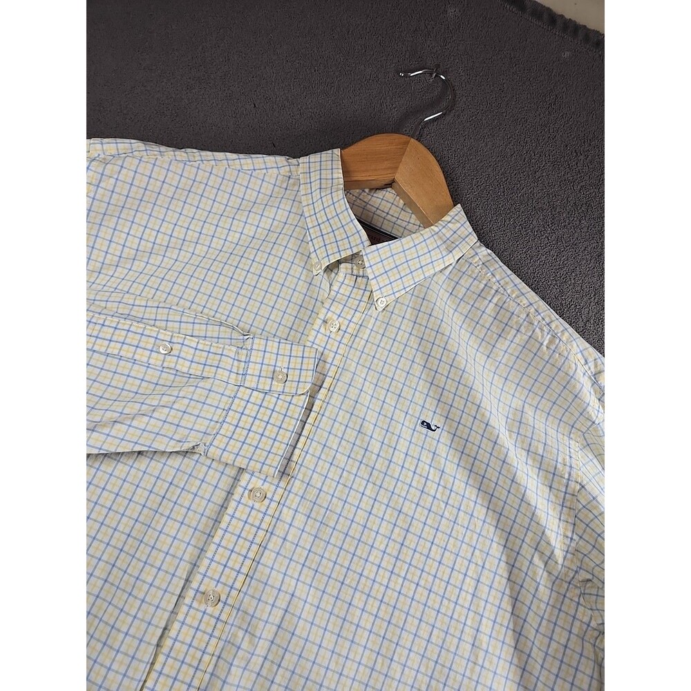 Vineyard Vines Shirt Mens XXL Multi Check Whale Classic Fit Long Sleeve Plaid